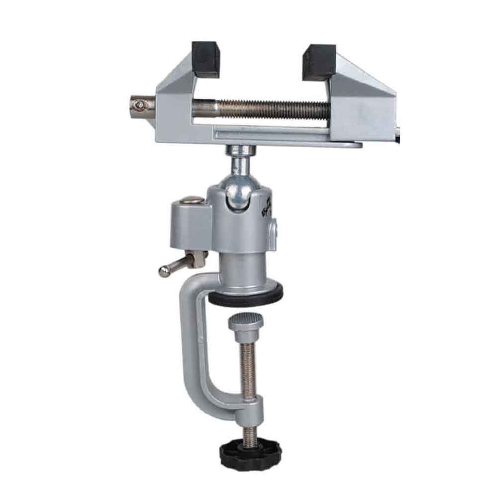 Woodworking Vise Types - テーブル万力 360 度回転小型ベンチ万力ユニバーサル回転タイプアルミ合金ミニ万力木工ツール
