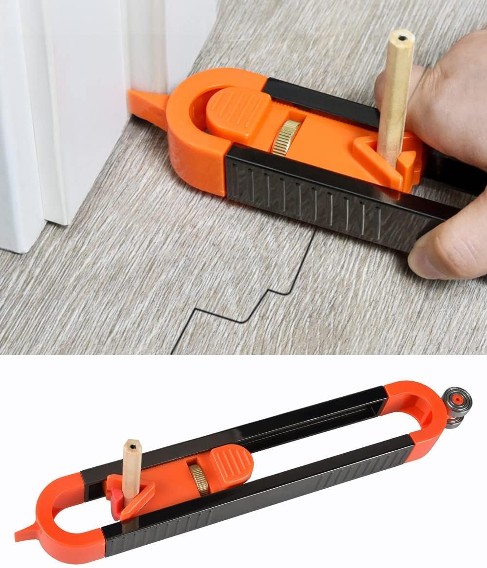 Woodworking Basics - 輪郭ゲージスクライビングツール、不規則な形状の精密なプロファイル複製ツール、木工および建設用