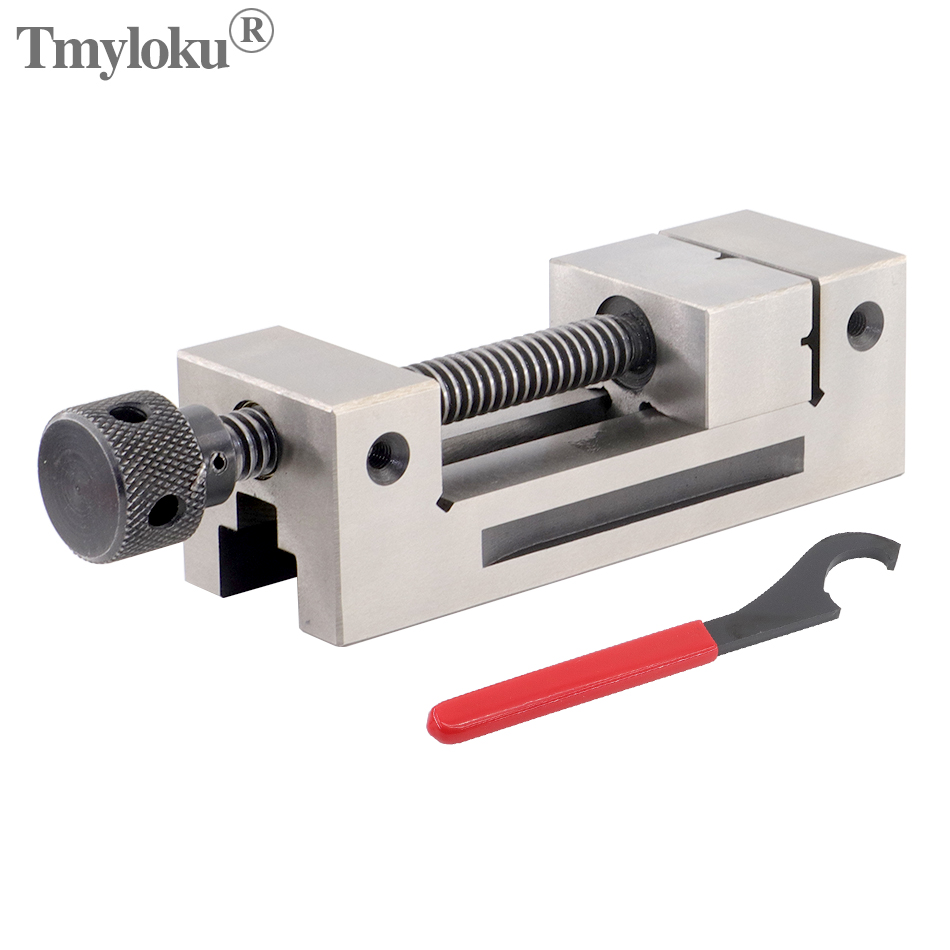 Woodworking Bench Vise - 高精度万力研削/ボール盤手動フラットバイス小型治具クロムモリブデン鋼直角万力 2 インチ