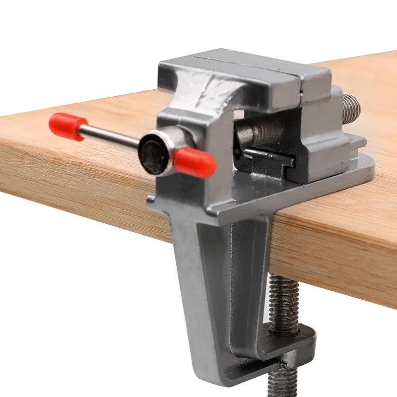 Woodworking Bench Vise - 35 ミリメートルアルミ合金テーブルベンチクランプ万力多機能ベンチ万力テーブルネジ万力 DIY クラフト金型固定修復ツール