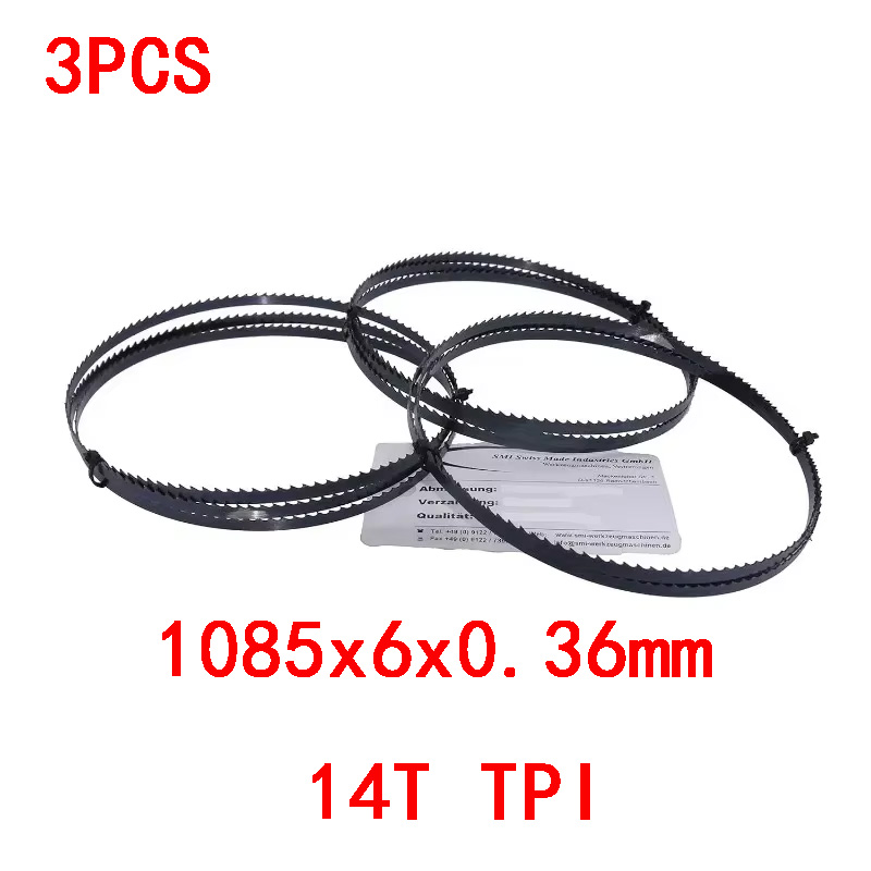 Woodworking Bandsaw - 3 個 SK5 カーボンバンドソーブレード 1085 ミリメートル