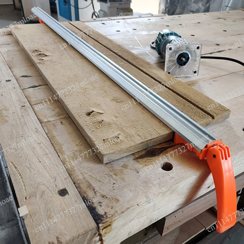Woodworking Electric Saw - 木工用電動丸鋸溝切りガイドレールマウンテンフレーム木板切断用クイッククランプガイドルーラー