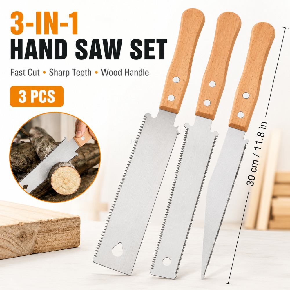 Woodworking In Japanese - 細歯日本式ハンドソー SK5鋼製 柔軟な木工用鋸 庭、大工、木工用ハンドツール