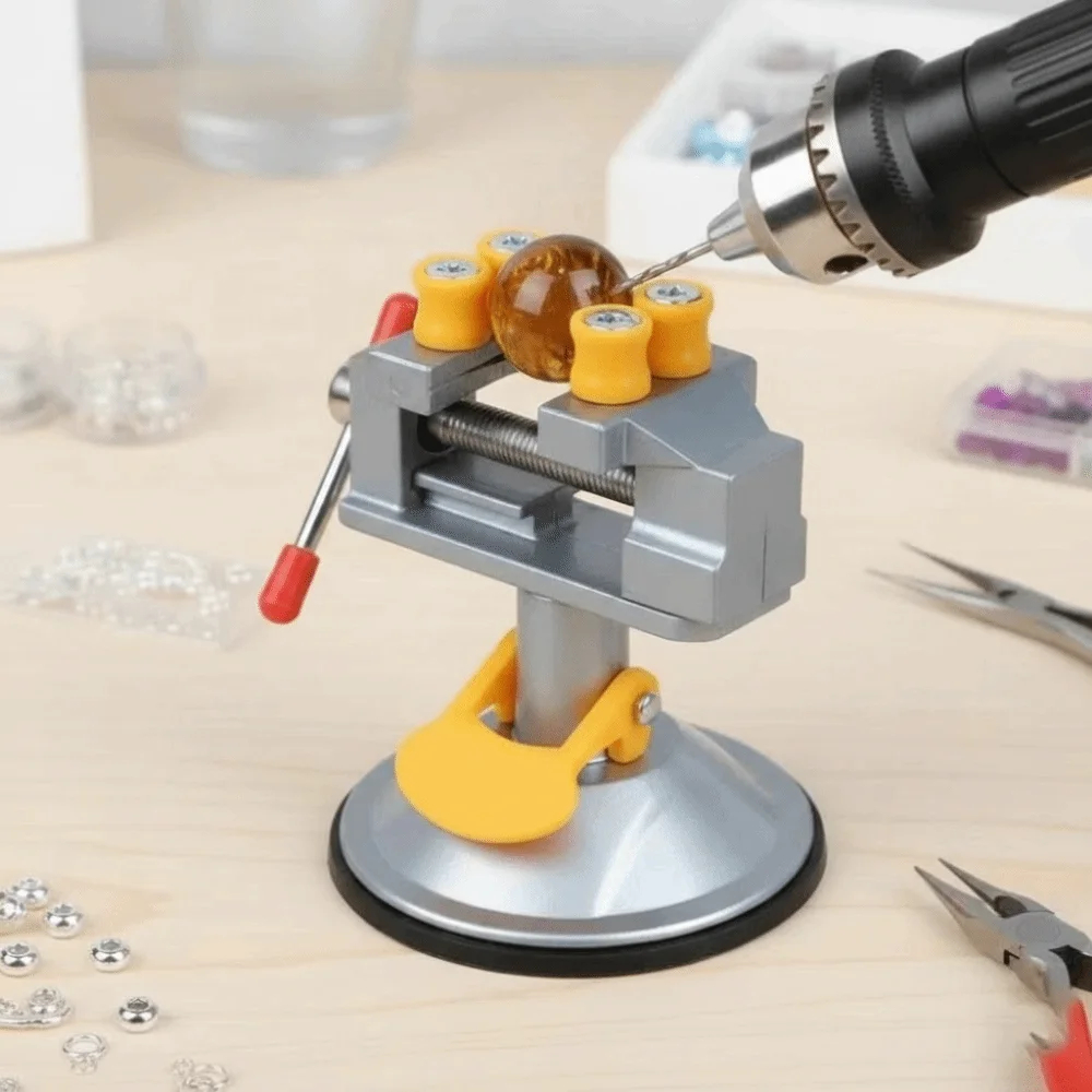 Woodworking Bench Vise - ジュエリーバイスバイススタンド回転式ドリルプレスユニバーサルミニテーブルベンチスクリュークランプ彫刻テーブルバイス回転式調整可能