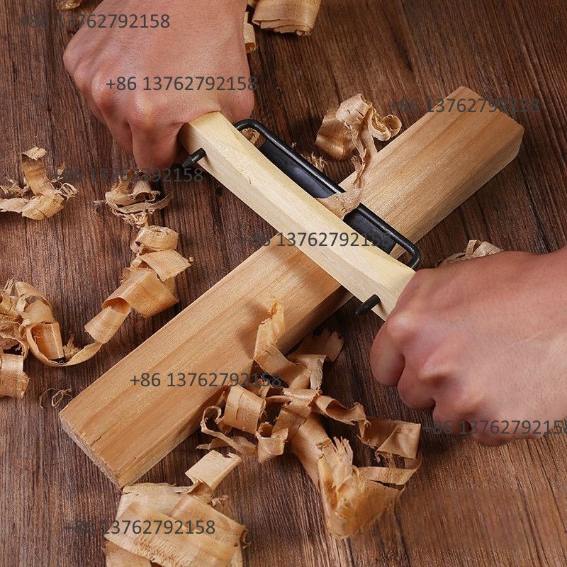 Woodworking Hand Tools - 昔ながらの無垢材ハンドプレーナー 多機能木材トリミングプレーナー ポータブル手動DIY木工切削工具
