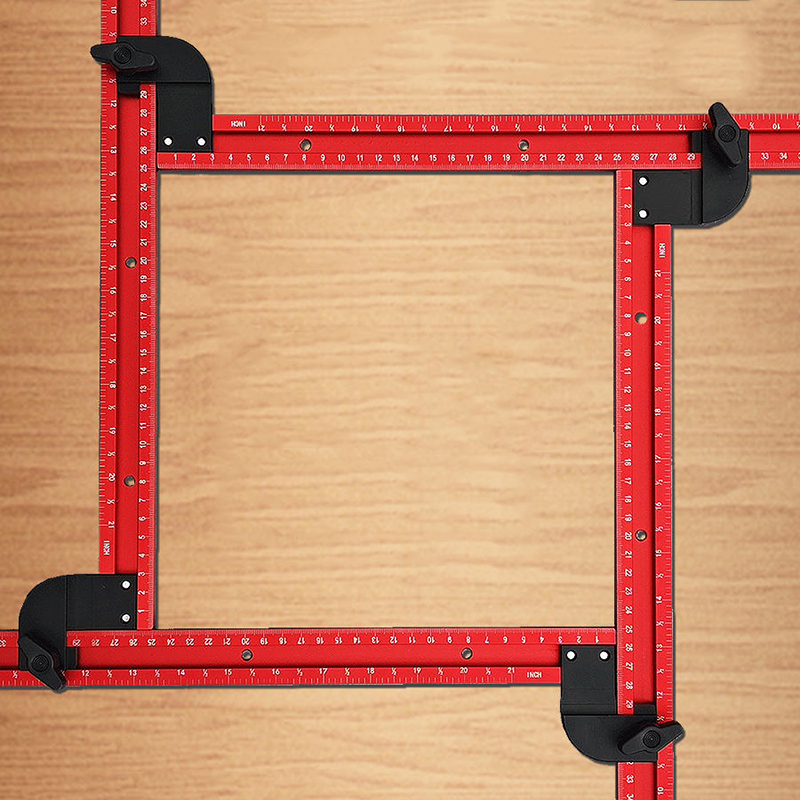 Woodworking Design Software - 調整可能な正方形のルーターのガイド,可変速度のルーター,トリミング機,彫刻ガイド,レールツール,59cm