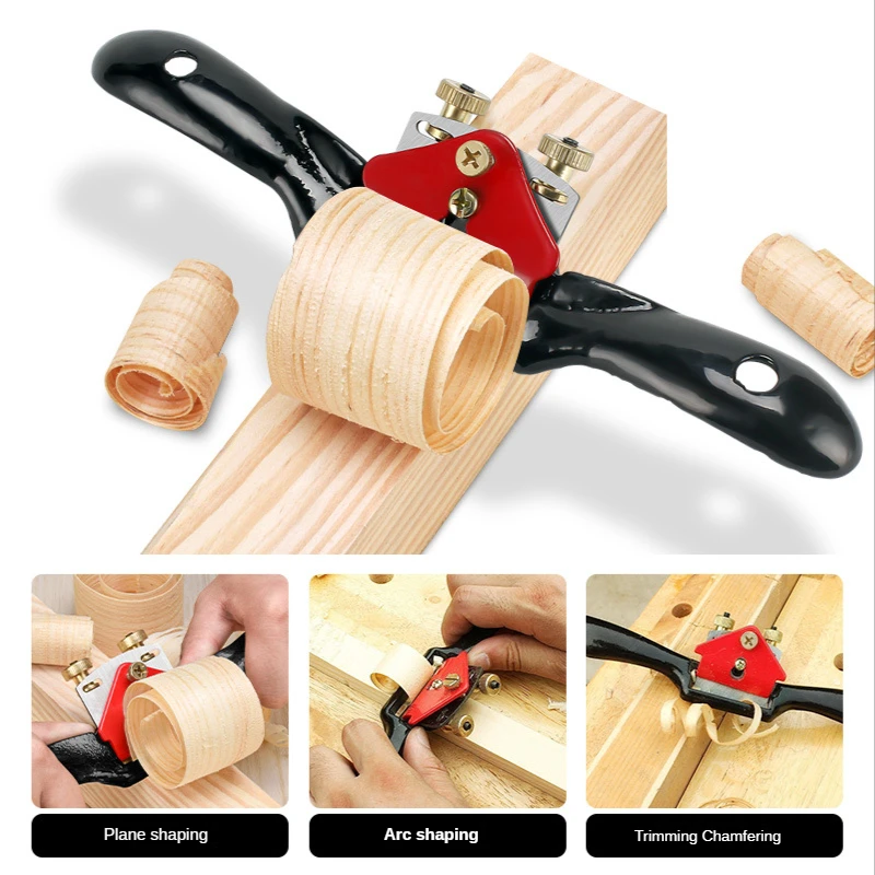 Spokeshave Flat - 調整可能なフラットベーススポークシェーブハンドプレーン9インチと10インチ、手動木工ツール、木工品や木製工芸品に適しています。