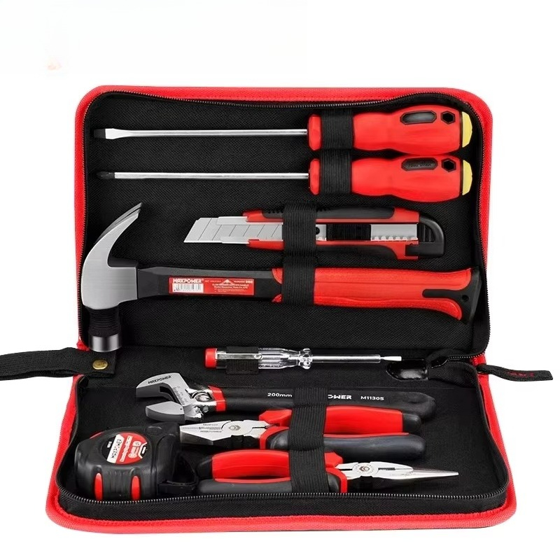 Woodworking Hand Tools - OEMカスタマイズ可能 9点セット 家庭修理キット 自動車/一般家庭用ハンドツールセット 木工用コンビネーションハードウェアツールキット