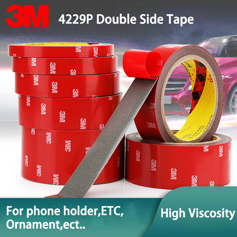 Woodworking Logo - 3M 4229P 1/5ロール両面粘着テープ、壁掛けレコーダーロゴ用高粘度テープ、耐熱パッチ
