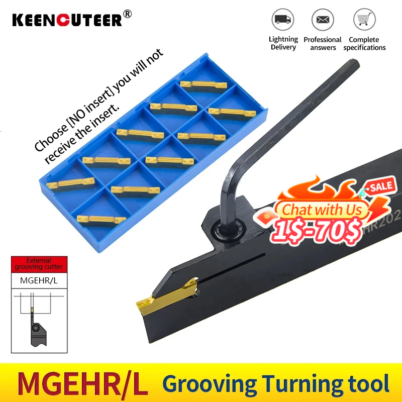 Parting Tool Lathe - MGEHR2020/2525/3232-3/4/5 溝入れ旋削工具 MGMN 超硬インサート延長 MGEHR ストレートシャンク外部ツールホルダー旋盤バー