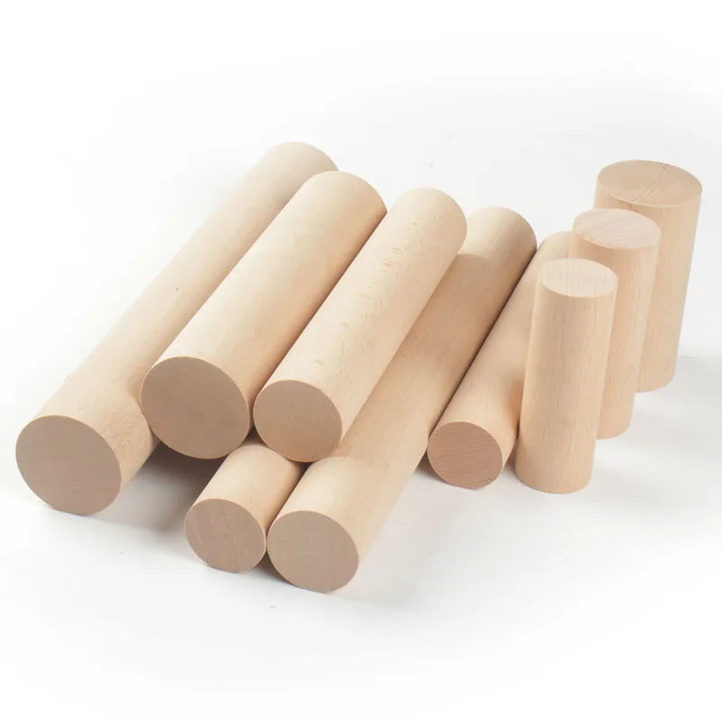 ヨーロッパブナダボピン木材木材旋削ブランクラウンドスティック - Lumber Woodworking のレビューと価格