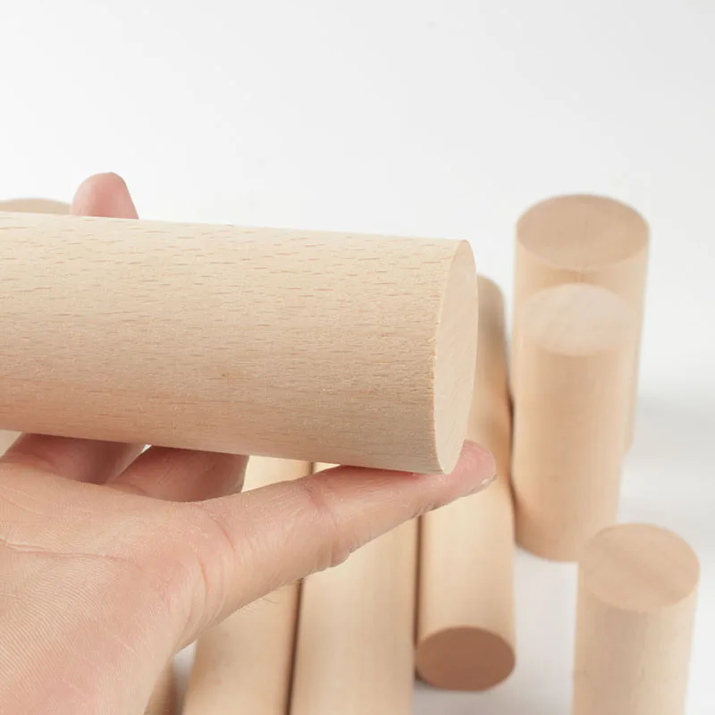 ヨーロッパブナダボピン木材木材旋削ブランクラウンドスティック - Lumber Woodworking のレビューと価格