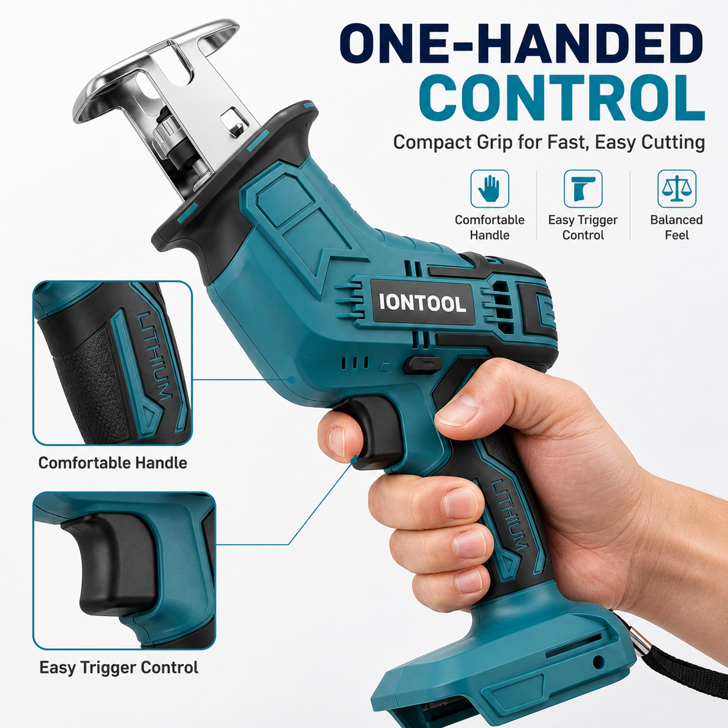 IONTOOL 18V 90W 3000SPM 超軽量ハンド - Lumber Woodworking のレビューと価格