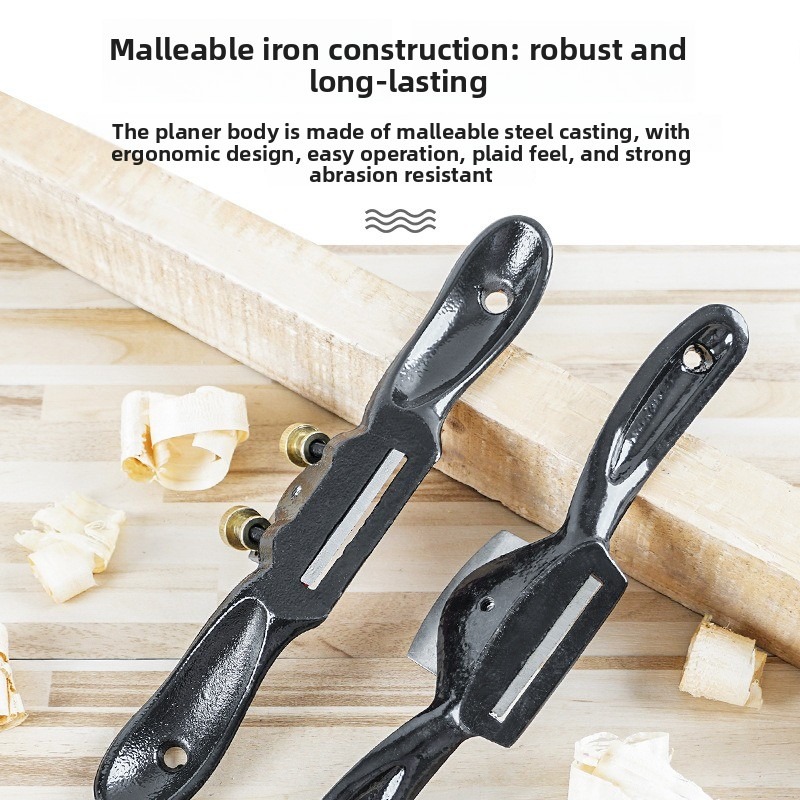 木工用可鍛鋼製スポークシェーブツール、平らなベースと曲線ベー - Spokeshave Flat のレビューと価格