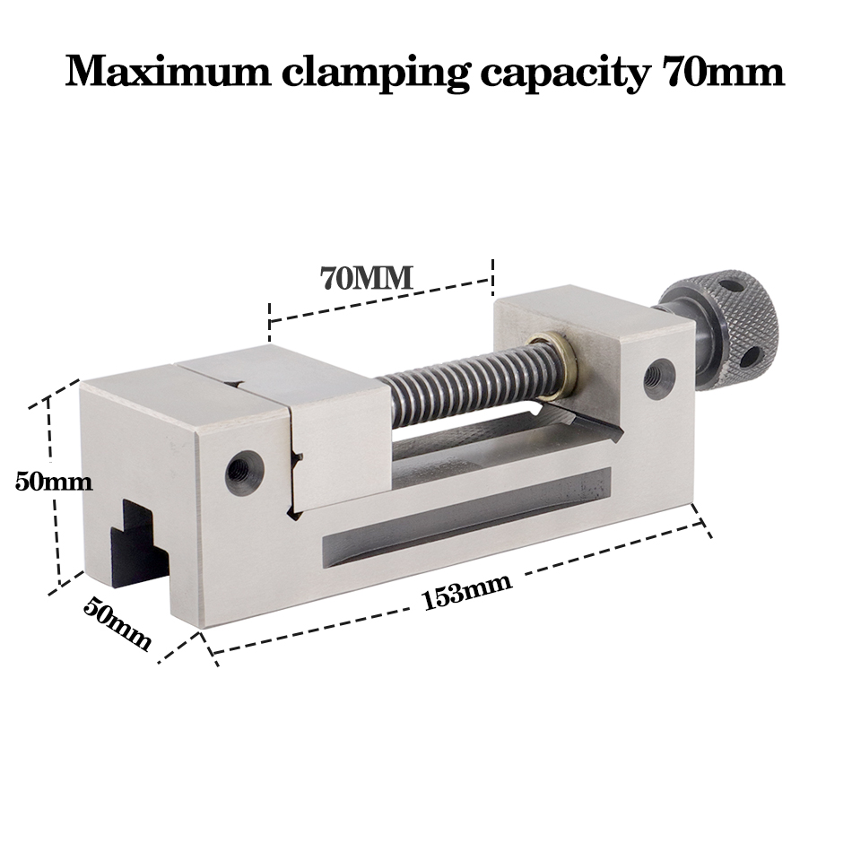高精度万力研削/ボール盤手動フラットバイス小型治具クロムモリ - Woodworking Bench Vise のレビューと価格