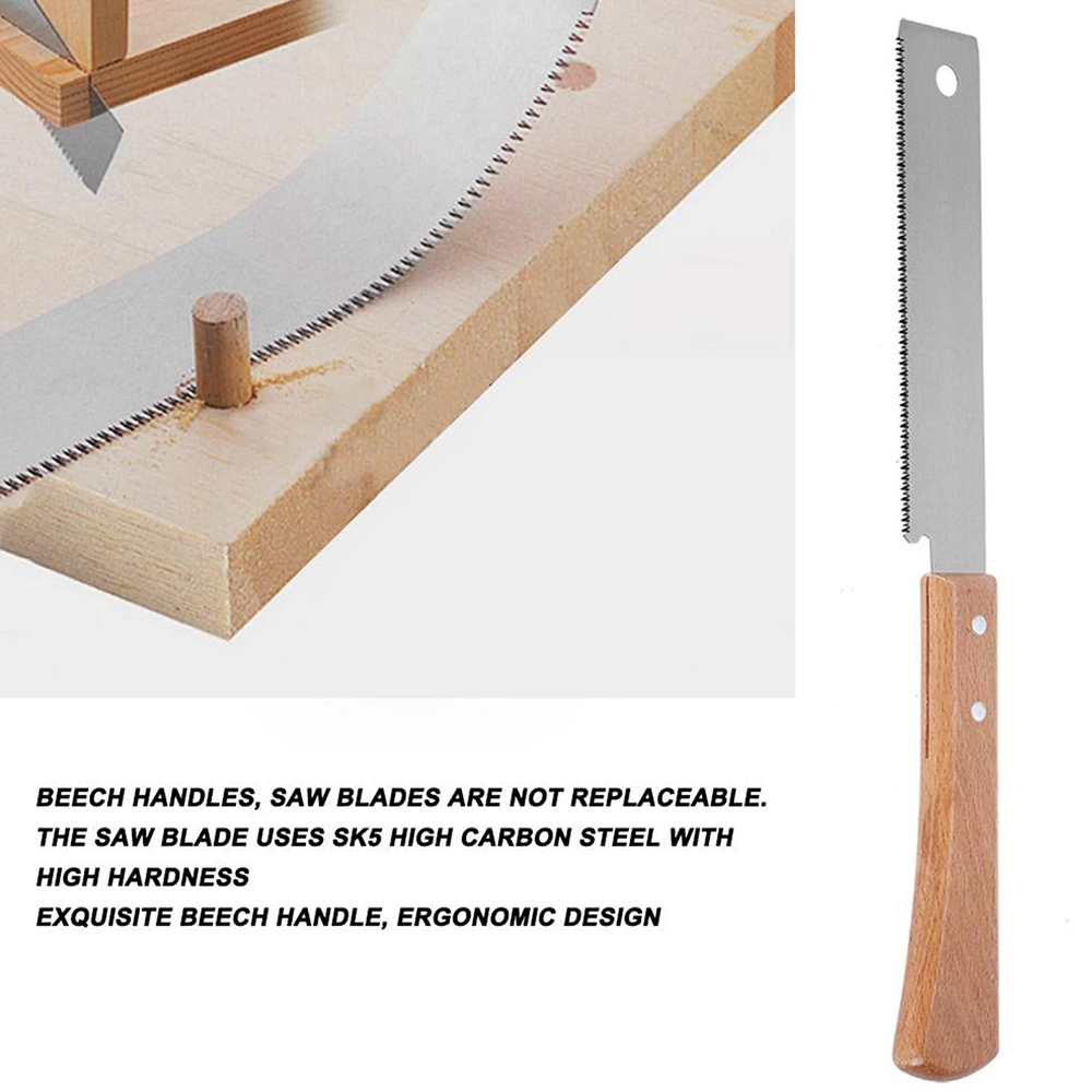 和風ハンドソー、片面、木製ハンドル、正確な家庭用木工、フラッ - Woodworking In Japanese のレビューと価格