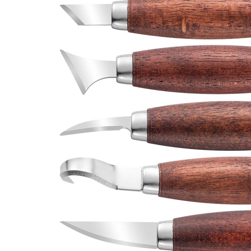 5個入り木彫り鑿セット - DIY木彫り＆剥離プロジェクト用 - Woodworking Hand Tools のレビューと価格