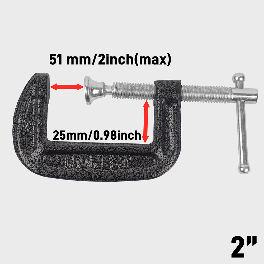 1個入り Gタイプ高耐久木工バイス、2、3インチ木工クランプ - Woodworking Vise Types のレビューと価格