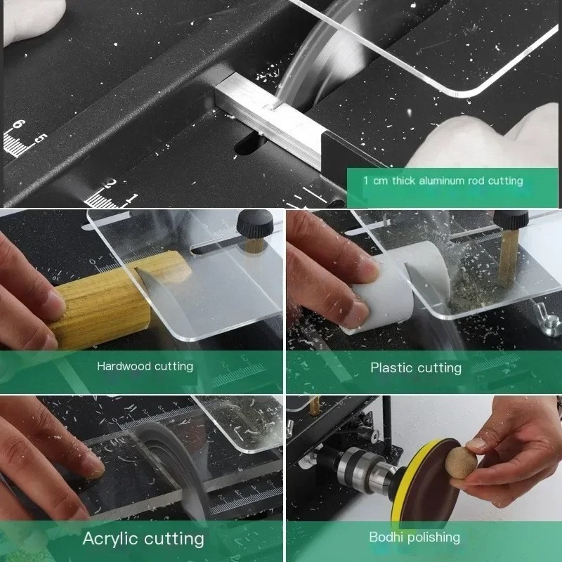 マイクロ小型テーブルソー DIY 木工用 ジェイド電動ソー  - Woodworking Electric Saw のレビューと価格
