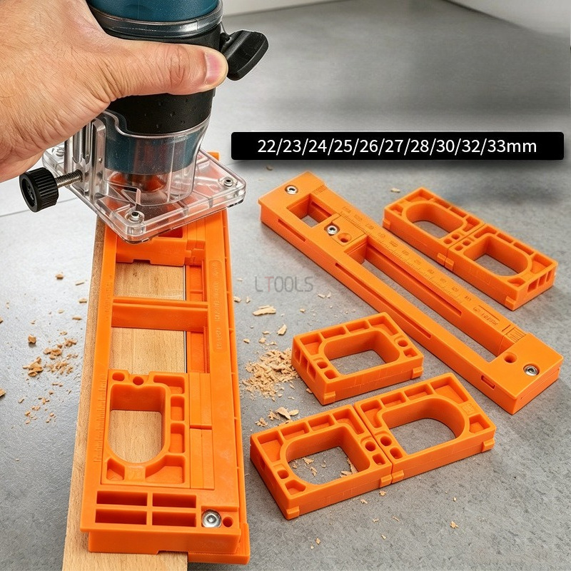 調整可能な3D隠しクロスヒンジジグ、隠しヒンジ穴あけテンプレ - Woodworking Design Software のレビューと価格