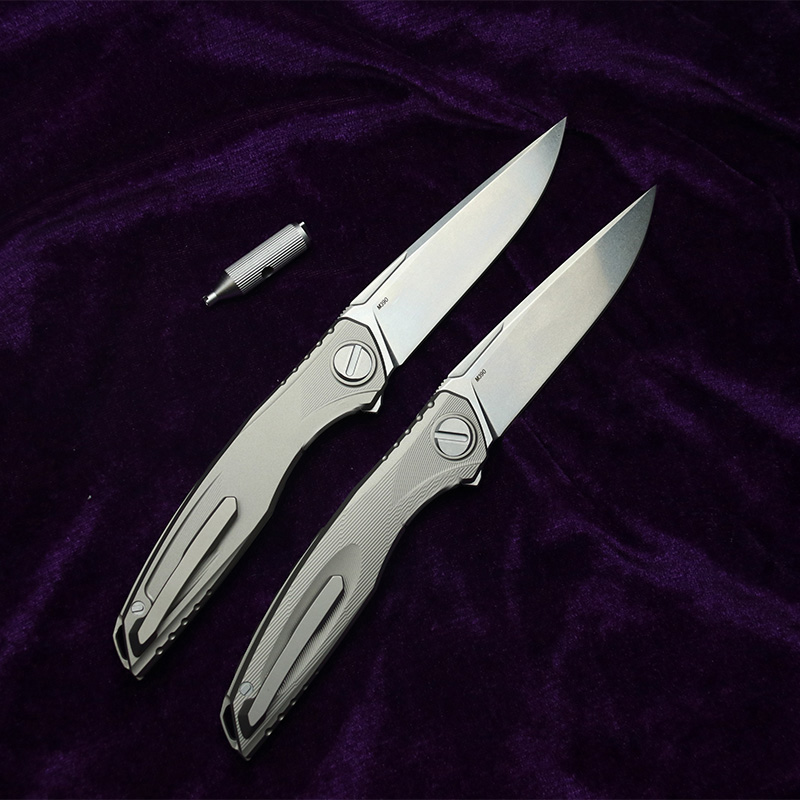 LEMIFSHE Astrum チタンハンドル折りたたみ刃ナ - Woodworking Logo のレビューと価格