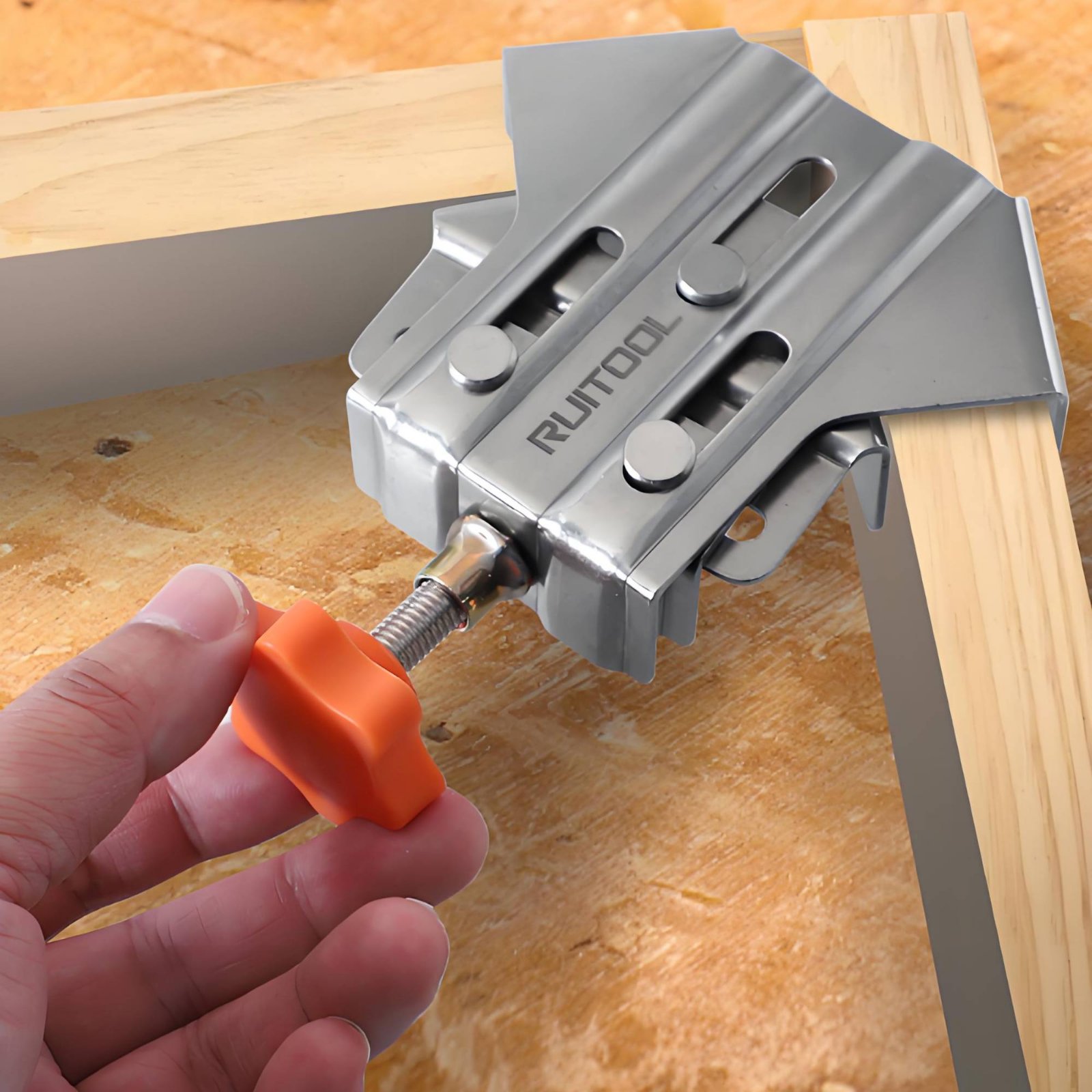 90度コーナークランプステンレス鋼木工コーナークランプハンド - Woodworking Hand Tools のレビューと価格