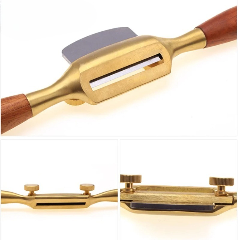 ブロンズ製平削り工具 - 精密木工用 - Spokeshave Flat のレビューと価格