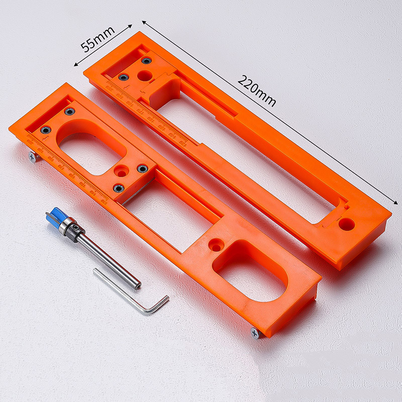1Pc ヒンジほぞテンプレート目に見えないヒンジルーターガイ - Woodworking Design Software のレビューと価格