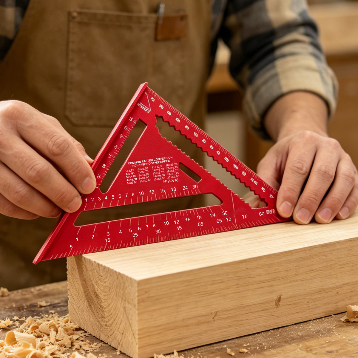アルミ合金スピードスクエア高精度メートル三角定規木工角度測定 - Woodworking Basics のレビューと価格