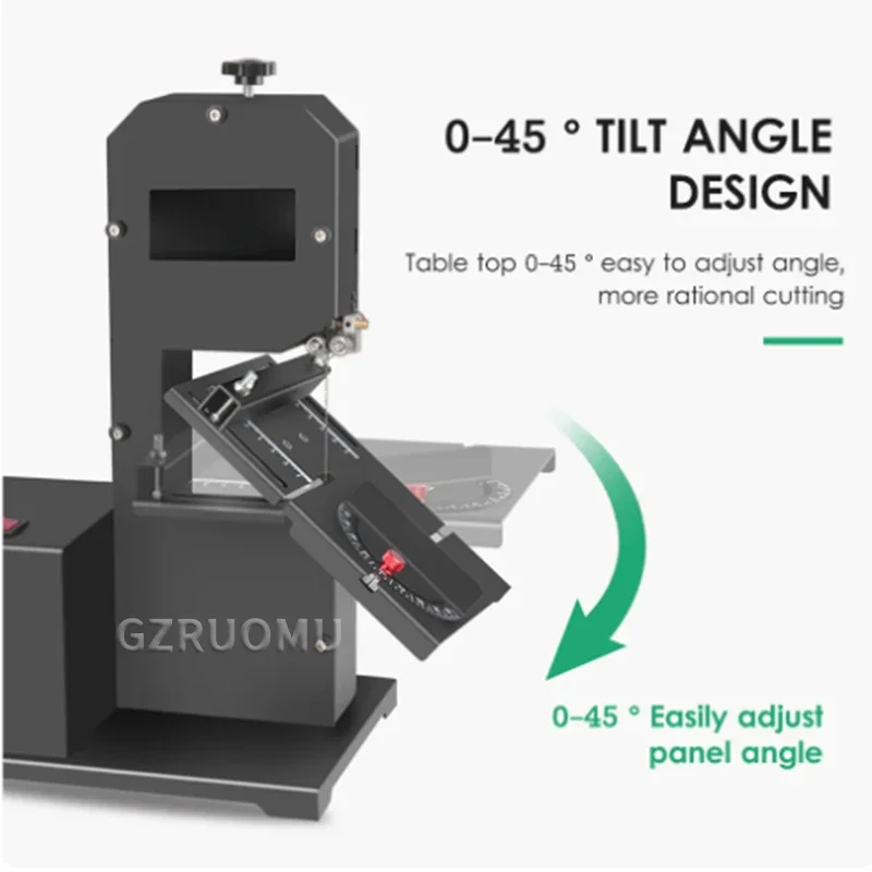 800 ワット 1750RPM 木工バンドソーイングマシンテ - Woodworking Bandsaw のレビューと価格