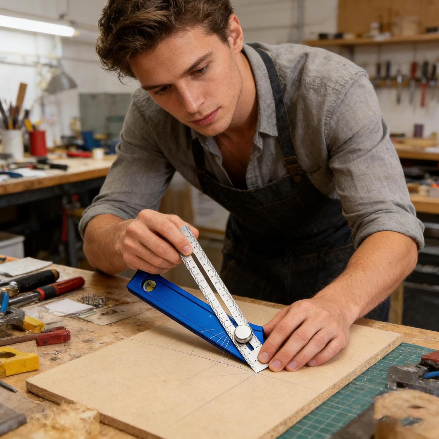 スクライバーマーキングツール、マルチアングルファインダーゲー - Woodworking Multi Tool のレビューと価格