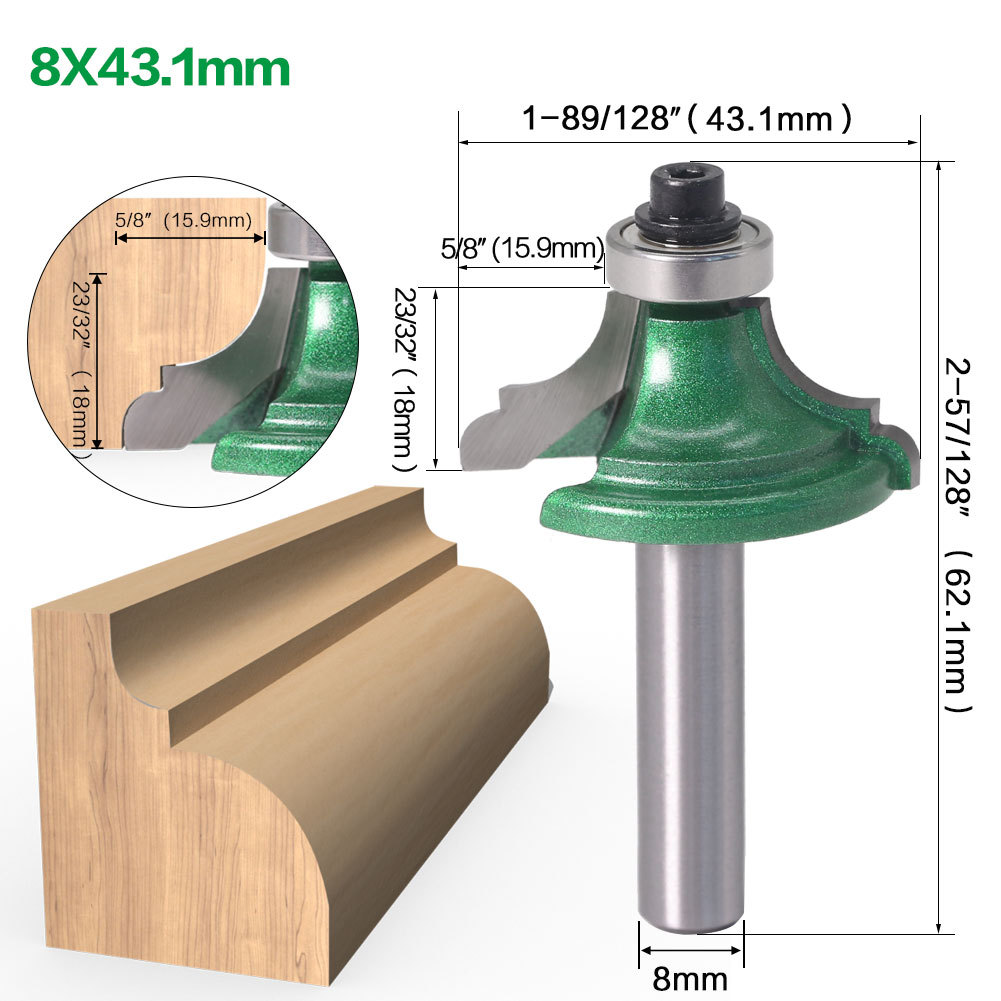 1PC 8MMシャンクミリングカッター木工彫刻用クラシカルオ - Woodworking Marking Knife のレビューと価格