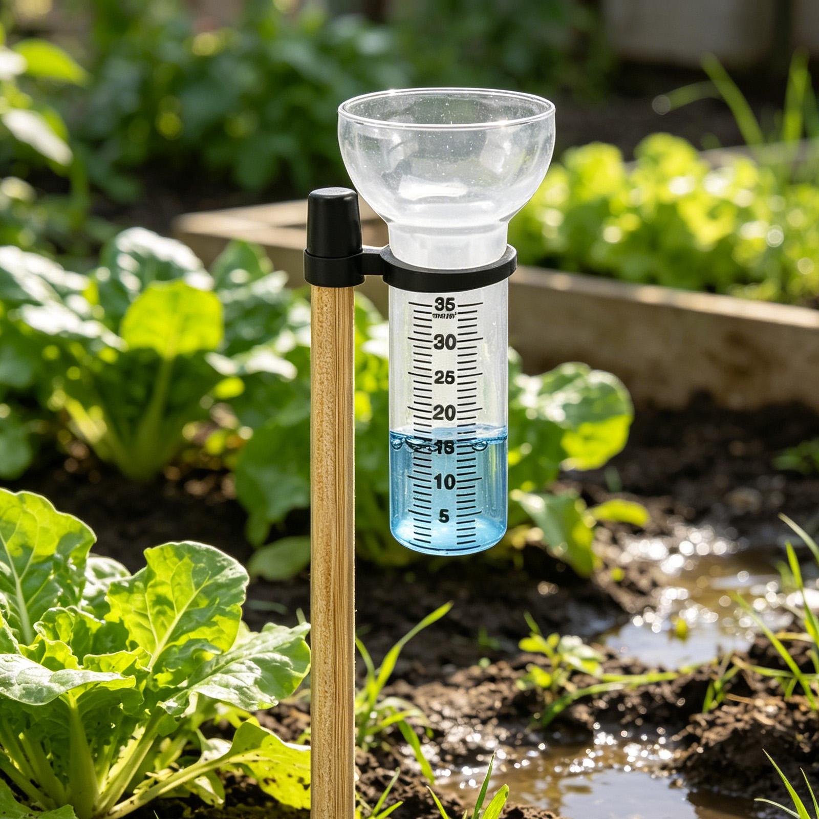 雨量計 2個入り 正確なガラスカップ スタンド付き 雨量計  - Woodworking Youtube Free のレビューと価格