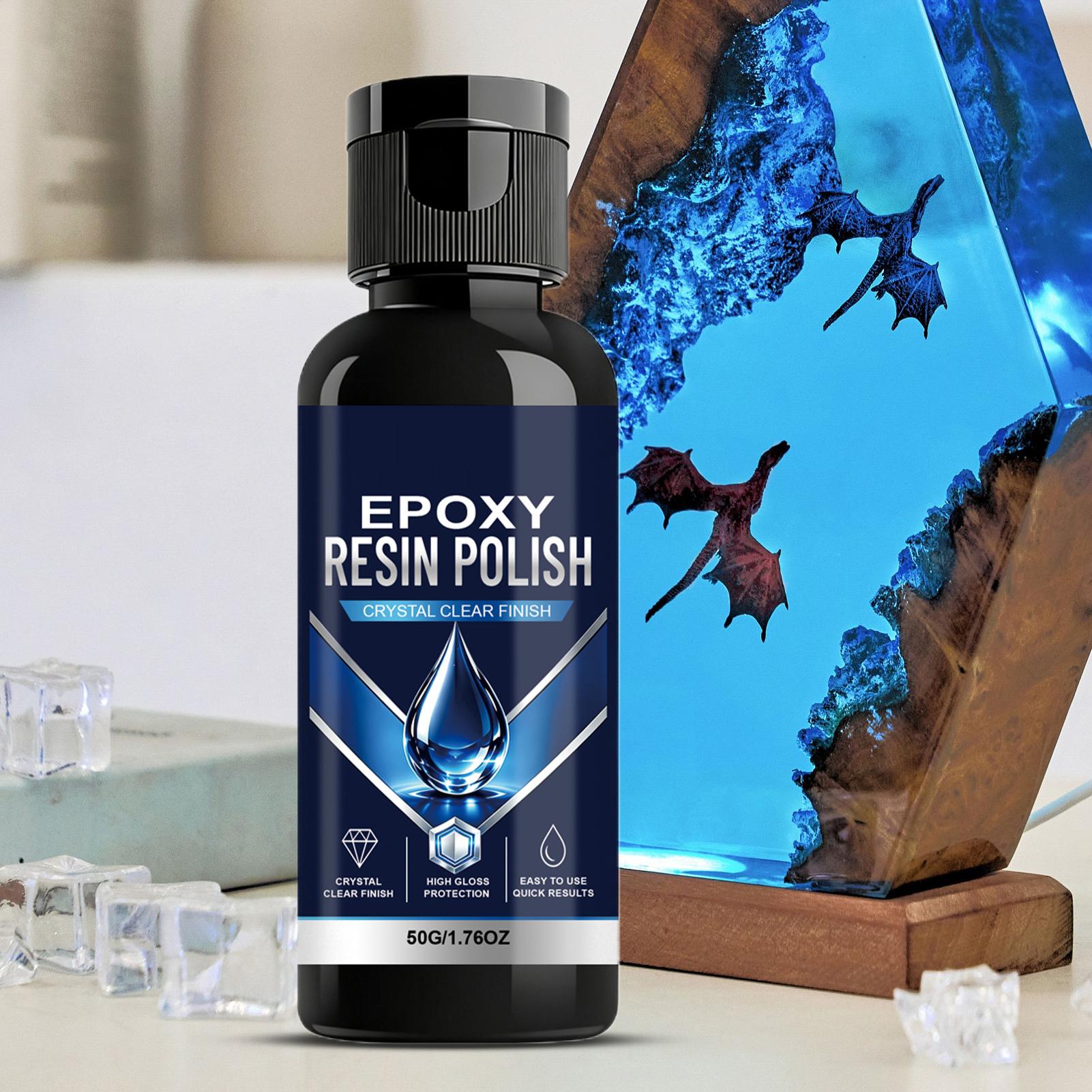 エポキシ樹脂修復液テーブルトップ研磨剤クイックシャインレスト - Woodworking Resin のレビューと価格