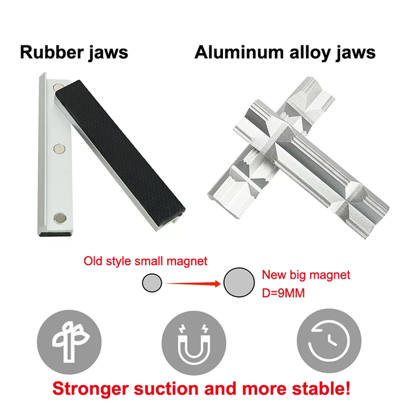磁気バイス V タイプバイスプロテクターカバーアルミ合金多目 - Woodworking Vise Types のレビューと価格