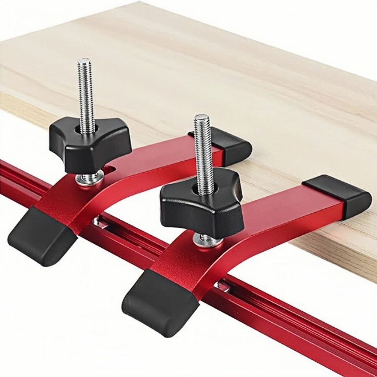 1/2 個の速効性ホールドダウンクランプアルミプレスプレート - Woodworking Basics のレビューと価格