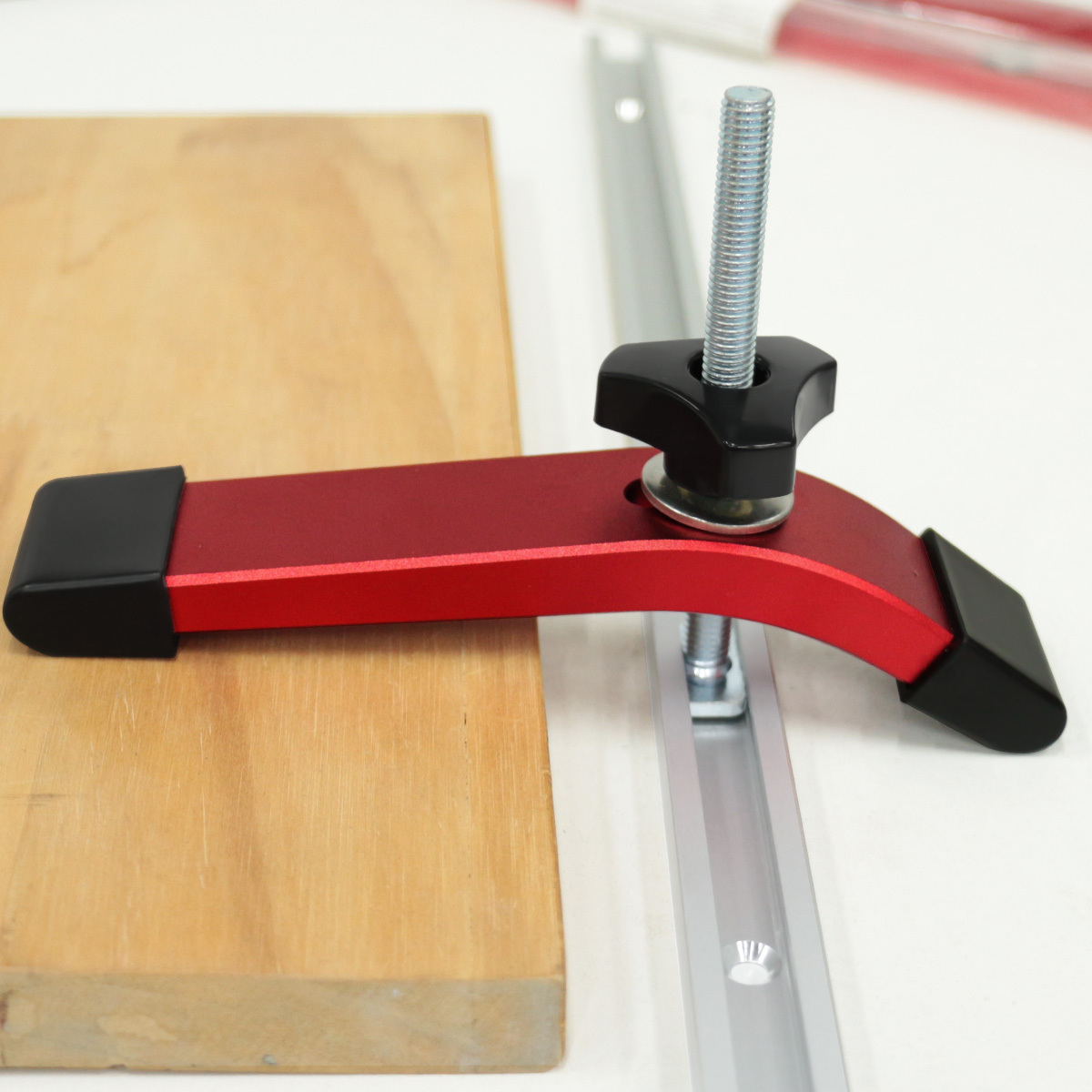 1/2 個の速効性ホールドダウンクランプアルミプレスプレート - Woodworking Basics のレビューと価格