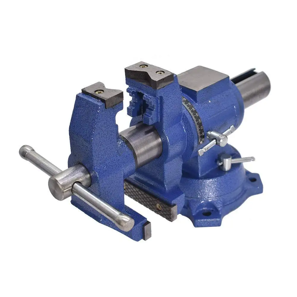 5インチ多機能ベンチバイス360 °   回転式ワークベンチ - Woodworking Bench Vise のレビューと価格