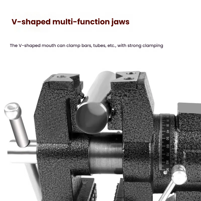 5インチ多機能ベンチバイス360 °   回転式ワークベンチ - Woodworking Bench Vise のレビューと価格