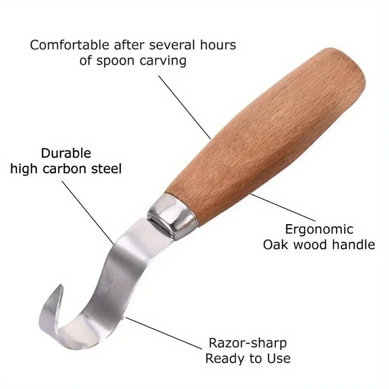 木彫りナイフ チゼルフックナイフ 彫刻ツール 人間工学に基づ - Woodworking Hand Tools のレビューと価格