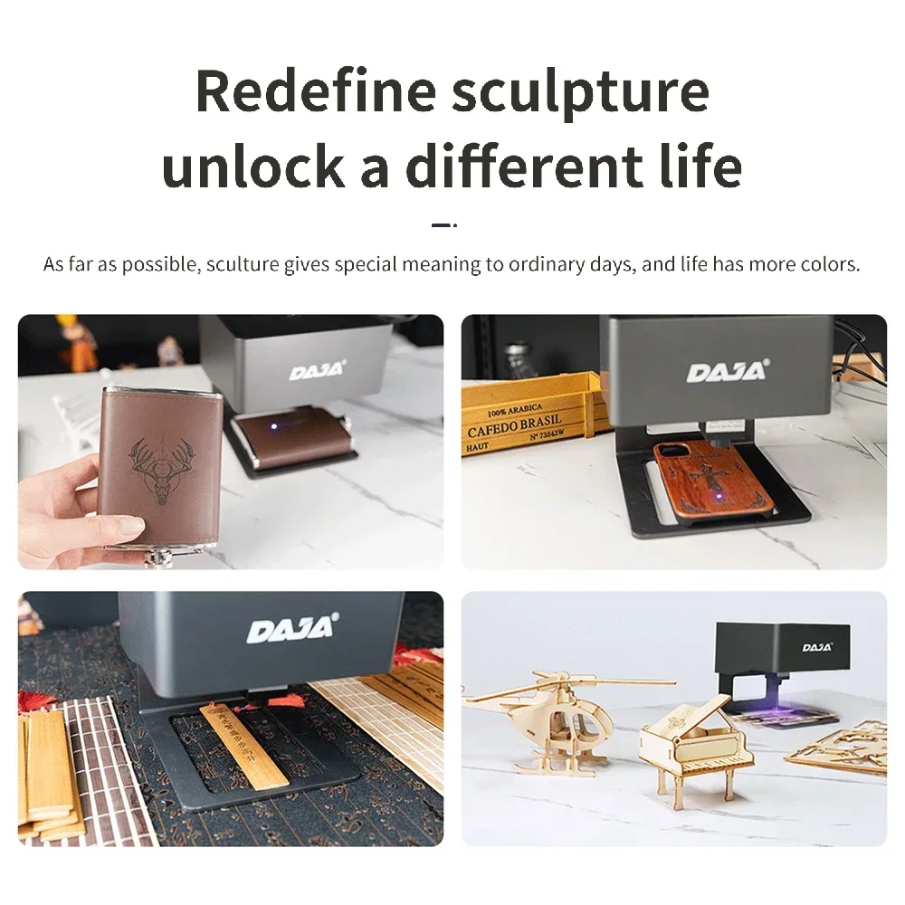 DAJA レーザー彫刻 CNC DIY DJ6 レーザー彫刻 - Woodworking Logo のレビューと価格