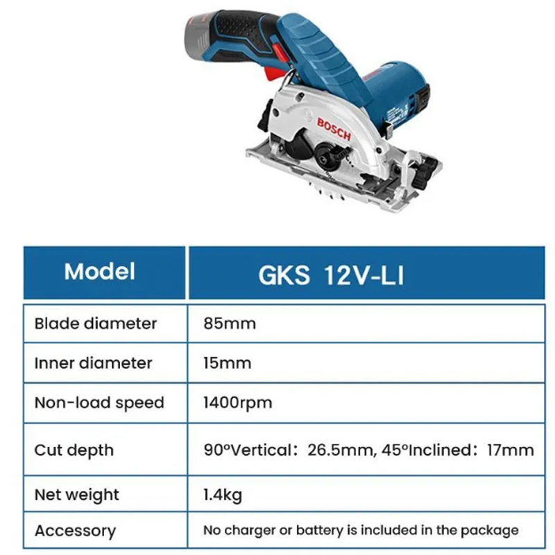 ボッシュ GKS 12V-LI 電動丸ノコ プロフェッショナ - Woodworking Electric Saw のレビューと価格