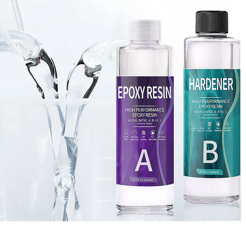 1:1 AB樹脂エポキシクリスタル接着剤高粘度硬化剤クリスタ - Woodworking Resin のレビューと価格