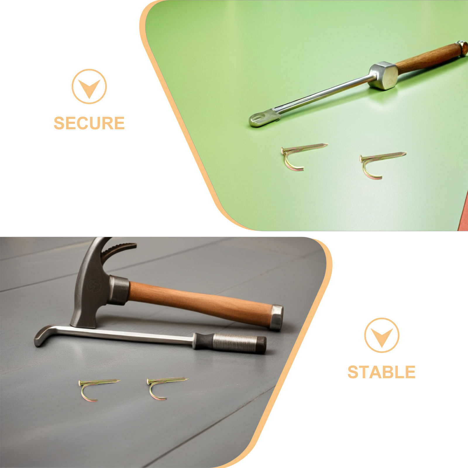 100個入り高強度スチールパイプクランプフックネイルハーフク - Woodworking Youtube のレビューと価格