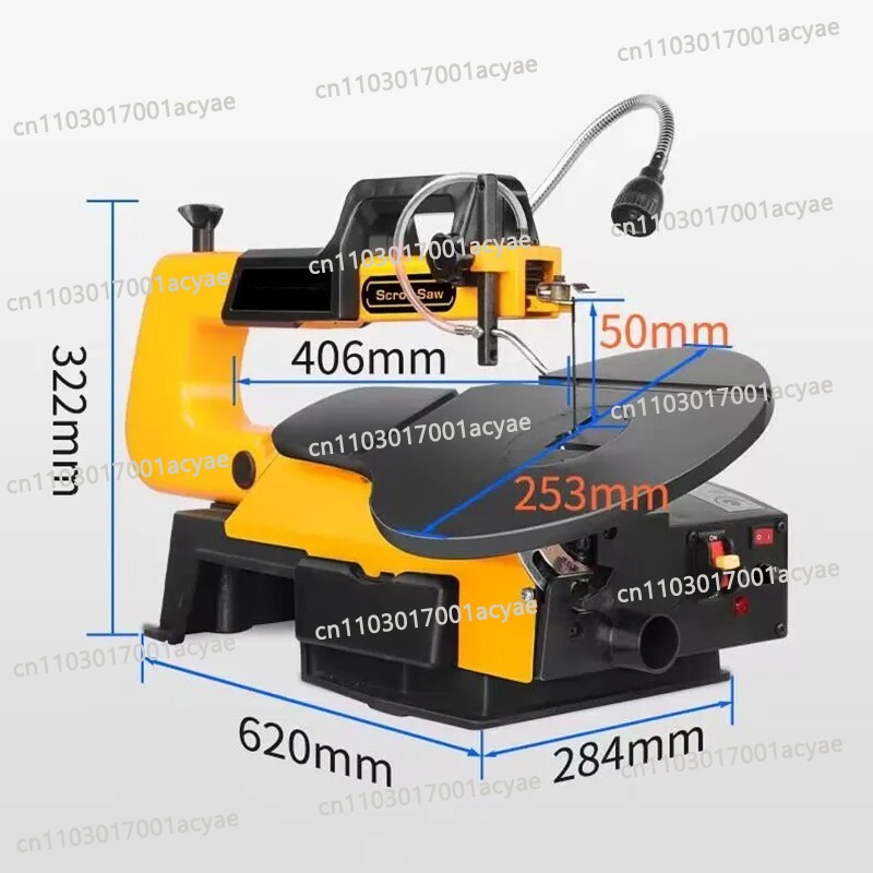 速度調整可能な16インチスクロールソー – 木工、彫刻、精密 - Woodworking Electric Saw のレビューと価格