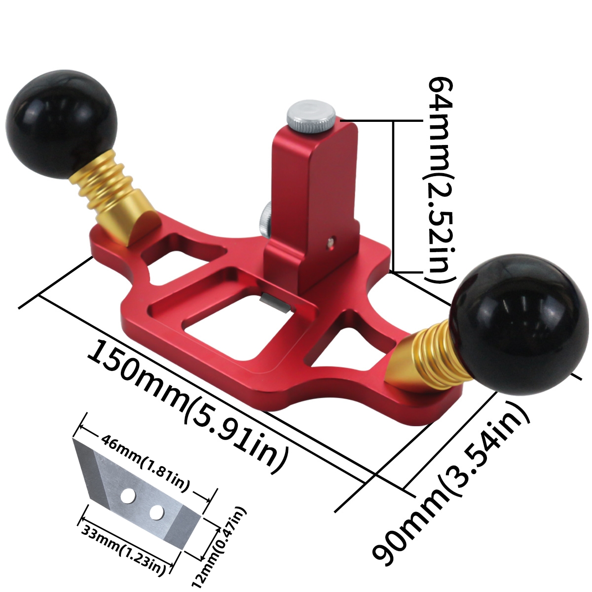 調整ノブ付きのプロのルータープレーン,手動溝付きクリーニング - Router Plane Hand のレビューと価格