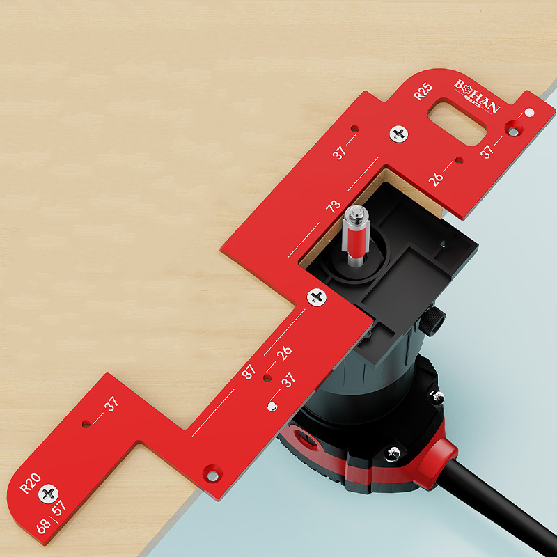 目に見えない埋め込みハンドルスロッティングテンプレート、ワー - Woodworking Design Software のレビューと価格