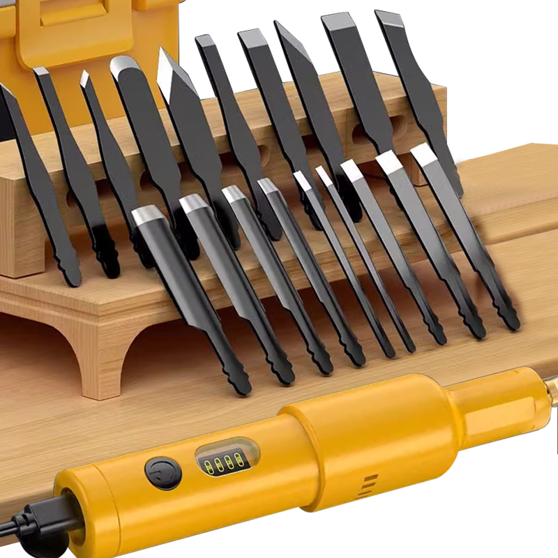 40W木工彫刻機 電動彫刻ナイフ 20枚刃付き リチウム電動 - Woodworking Marking Knife のレビューと価格