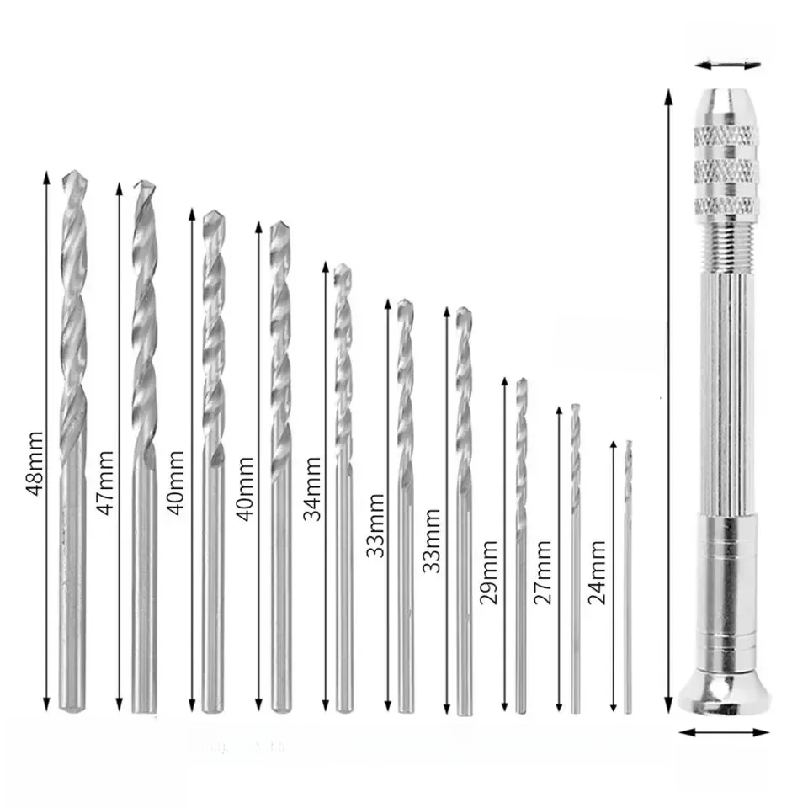 0.8-3.0mmミニハンドドリル木工工具、回転式ツール、手 - Woodworking Hand Tools のレビューと価格