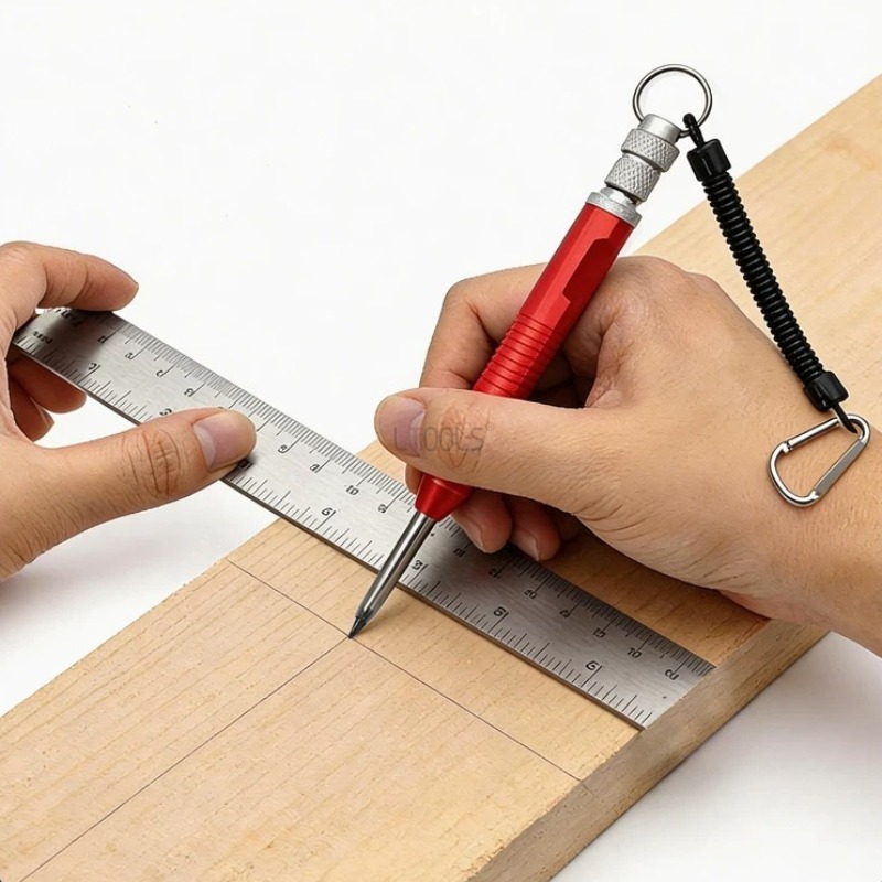 ロックバックル付きグラファイトマーキングペンシル 紛失防止拡 - Woodworking Marking Knife のレビューと価格